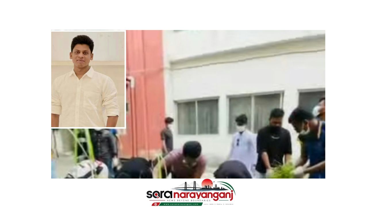 ক্ষমতা-অর্থের রাজনীতির বাইরে ব্যতিক্রম রাজিব, শেরেবাংলা ছাত্রাবাস এলাকায় পরিচ্ছন্নতা অভিযান